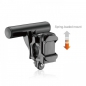 Preview: Handyhalterung Universal schwarz grau M:129-163x67-82x7-9 mm