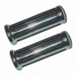 Preview: Motorrad Chrom-Rillen Griffe Normallenker 7/8" L:15cm