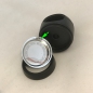Preview: Lenker Quartz Uhr schwarz 7/8+1 Zoll, wasserdicht Ø 40mm kurze Version