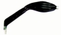 Preview: Chopper Spiegel "Barber",oval,schwarz,rechts