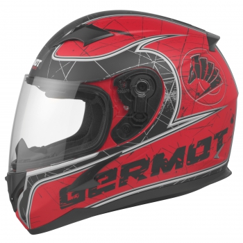 Kinderhelm Junior GM420 Integral Matt/schwarz/rot