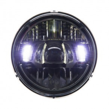 LED-Scheinwerfer "Area"  5-3/4",  Schwarz matt,  LED, M10 unten  Ø 155mm,  Einsatz Ø 143 mm,  E-geprüft