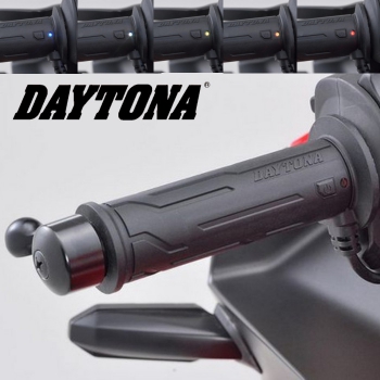 Motorrad Heizgriffe Daytona VI, 7/8Zoll offen, 4-fach verstellbar