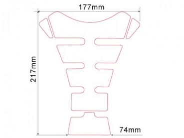 Tankpad  Kawasaki TK 023