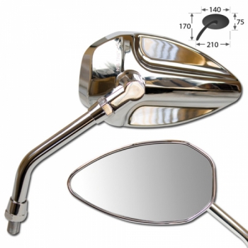 Spiegel Universal Padua chrom E-geprüft