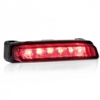 LED-Rücklicht "Blade" getönt ohne KZB, Maße: 78x16x32, E-geprüft