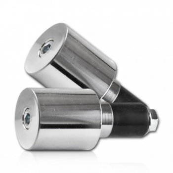 Lenkergewichte aus Stahlverchromt , 204 Gramm , für Stahllenker 7/8"-22 mm , Ø außen 30 mm