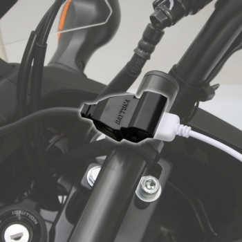 USB Steckdose "Daytona-Single" Stromversorgung für den Motorradlenker 1 USB Anschluss