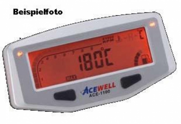 Multifunktionelles Digitalinstrument ACE-1100A silber, kein Tacho,