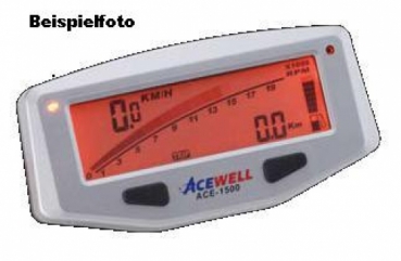 Digitaltachometer ACE-1500A Multifunktion orange Beleuchtg. Farbe:silber