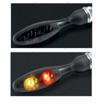 Blinker Micro 1000 DF für hinten (Blinker,Rücklicht,Bremse) dark