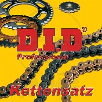 Kettensatz Suzuki GN/GNX 250 Bj.85-99 X-Ring offen (DID)