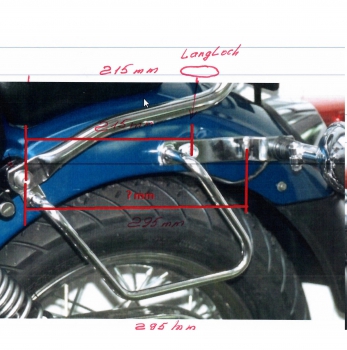 Packtaschenbügel Yamaha XV 125/250