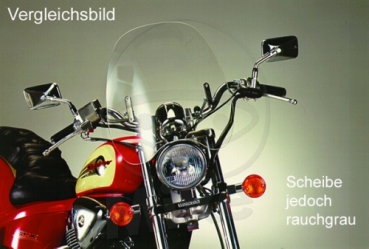 Windschild / Customshield alle Baujahre Chopper Cruiser in rauchgrau
