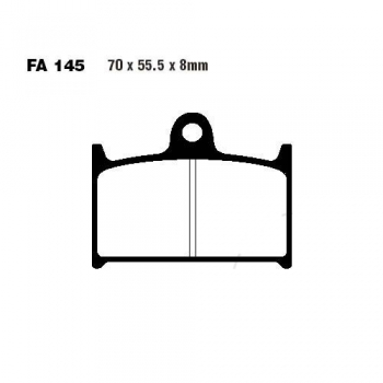 Bremsbeläge EBC FA145 vorne