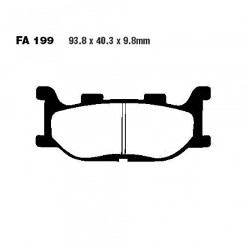 Bremsbeläge EBC FA199 vorne