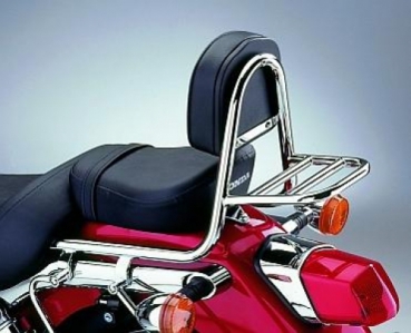 Sissybar für Honda VT 125 m.Kissen u.Gepäckträger