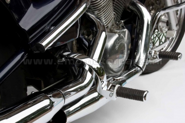 Sozius-FussrastenTieferlegung Honda-Modelle 6mm Bolzen in chrom