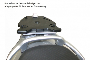 Alu-Rack Yamaha FJR 1300  Bj.00-05 Gepäckträger silber