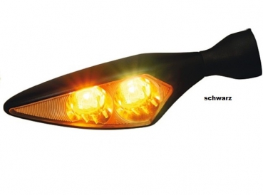 Blinker Micro Rhombus extreme vorne re. oder hinten li. schwarz