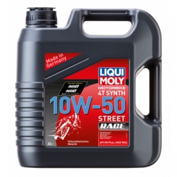 Motoröl LiquiMoly Street Race SYNTH 4T 10W50 4 Liter