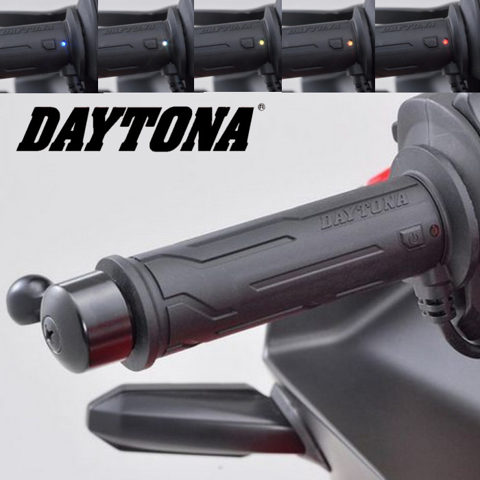 Mopedtante - Motorrad Heizgriffe Daytona VI, 7/8Zoll offen, 4-fach  verstellbar