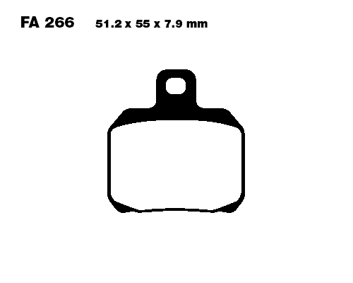 Bremsbeläge Ducati ST3 1000 (Aramid FA266) hi