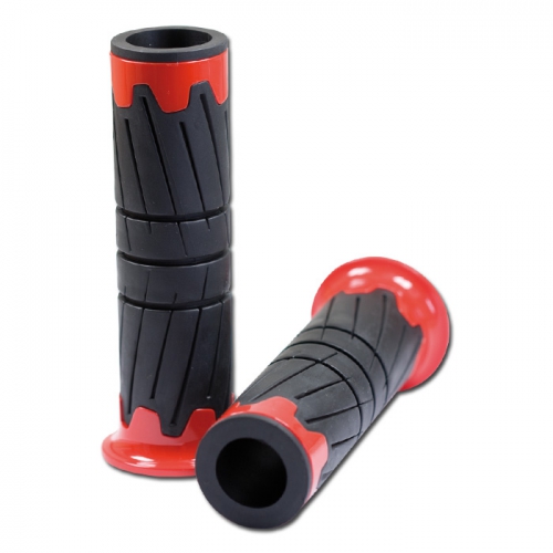 Griffgummi "Glossy" Länge 125 mm , offen , rot , 22mm