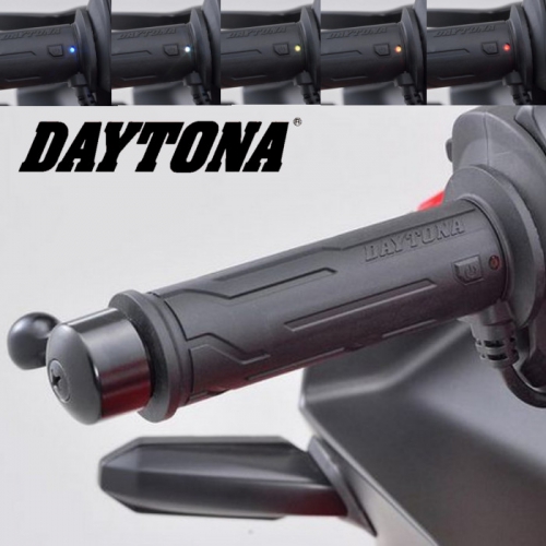 Motorrad Heizgriffe Daytona VI, 7/8Zoll offen, 4-fach verstellbar