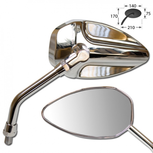 Spiegel Universal Padua chrom E-geprüft