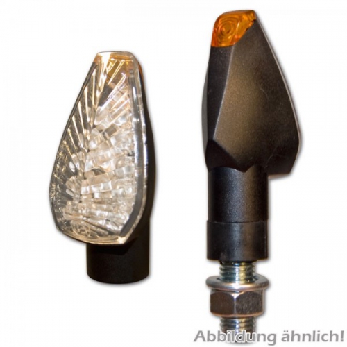 LED Mini-Blinker "Peak" konvexes Glas(paar)