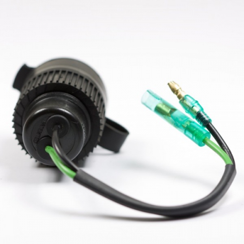 Bordsteckdose 12V/15A,  Ø 28mm Kabellänge 130mm