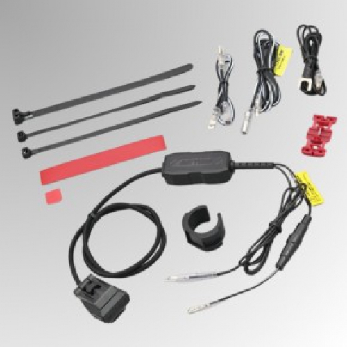 USB Steckdose "Daytona-Single" 3.0 Stromversorgung für den Motorradlenker QC3.0 (QuickCharge) USB-A Anschluss