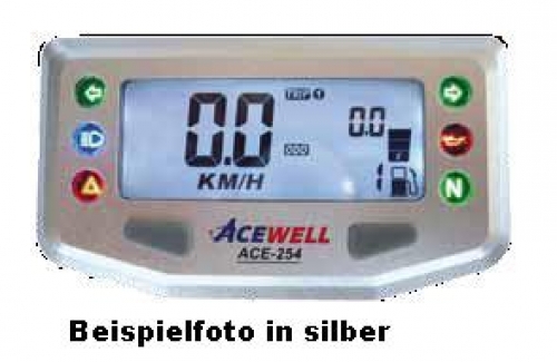 Digitaltachometer Multifunktion, Tacho,Tank,Uhr,Kontrolleuchten ACE254S