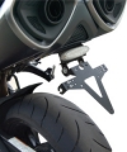 Kennzeichenhalter Suzuki B-King GX 1300 Bj.07-12 verstellbar, schwarz