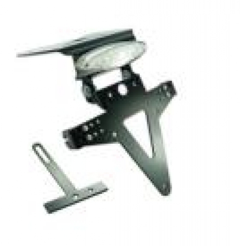 Kennzeichenhalter Suzuki B-King GX 1300 Bj.07-12 verstellbar, schwarz