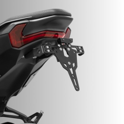 Kennzeichenhalter KAWASAKIPRO , Z900 , 25- , verstellbar , T-Stück + Reflektor + Beleuchtung