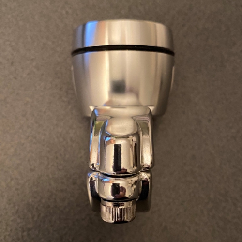 Lenker Quartz Uhr chrom 7/8+1 Zoll, wasserdicht Ø 40mm lange Version