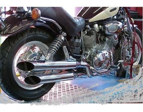 Silvertail K02 Auspuff Yamaha XV 1100 Virago Bj.89-98