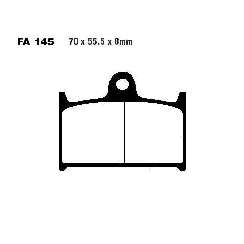 Bremsbeläge EBC FA145 vorne