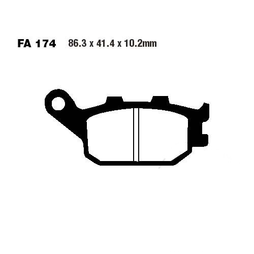 Bremsbeläge Kawasaki Z/ZR 1000 Bj.07 (Sinter FA174HH) hi