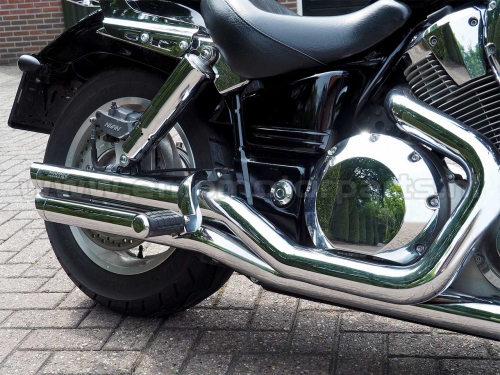 Sozius-FussrastenTieferlegung Honda-Modelle 8mm Bolzen in chrom