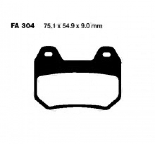 Bremsbeläge BMW R 1200CL Bj.03-05 (Sinter FA304HH) hi