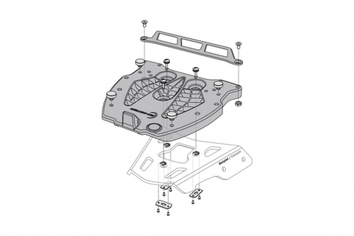 Adapterplatte Quick Lock Givi/Kappa Monolock