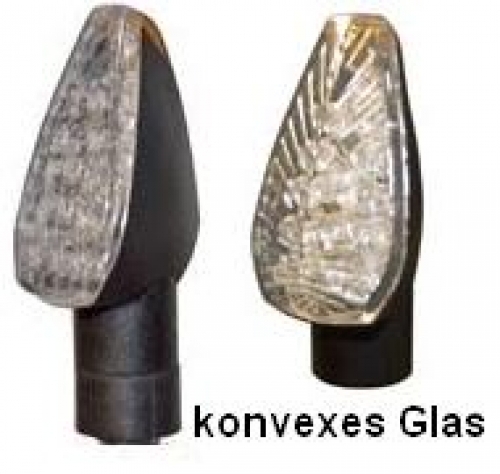 LED Mini-Blinker "Peak" konvexes Glas(paar)