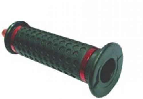 Motorrad Griffe Konik rot/schwarz