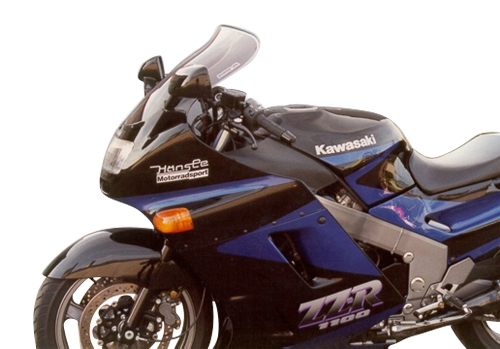 Tourenscheibe Kawasaki ZZR 1100 Bj.-92 rauchgrau