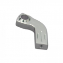 Lenkerhalter Alu Riser gekröpft 10cm, 50mm Kröpfung, chrom