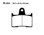 Bremsbeläge Suzuki GSXR 1000 (AramidFA254) Bj.01-06 hi