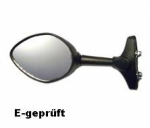 Verkleidungsspiegel Strato schwarz e-geprüft(paar)
